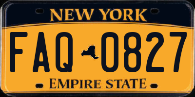 NY license plate FAQ0827