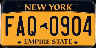 NY license plate FAQ0904