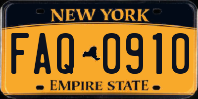 NY license plate FAQ0910