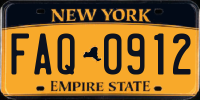 NY license plate FAQ0912