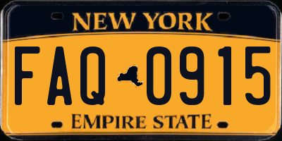 NY license plate FAQ0915