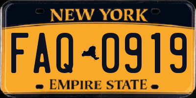 NY license plate FAQ0919