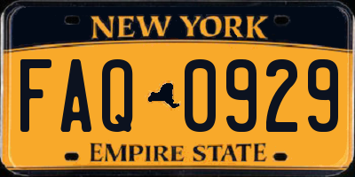 NY license plate FAQ0929