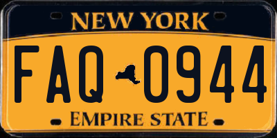 NY license plate FAQ0944