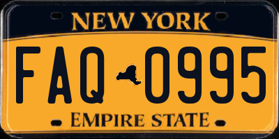NY license plate FAQ0995