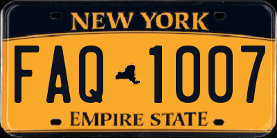 NY license plate FAQ1007