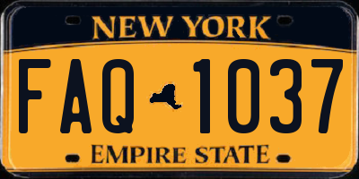 NY license plate FAQ1037