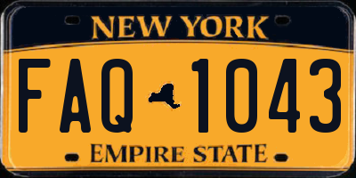 NY license plate FAQ1043