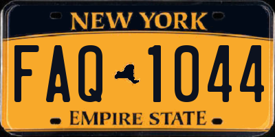 NY license plate FAQ1044