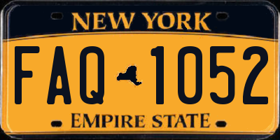 NY license plate FAQ1052
