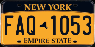 NY license plate FAQ1053