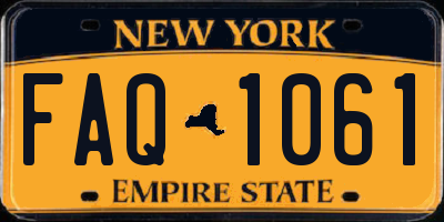 NY license plate FAQ1061