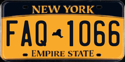 NY license plate FAQ1066