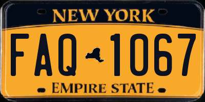 NY license plate FAQ1067