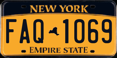 NY license plate FAQ1069