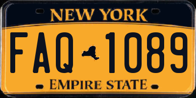 NY license plate FAQ1089