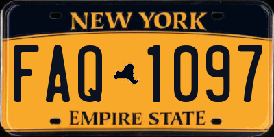 NY license plate FAQ1097