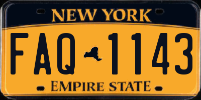 NY license plate FAQ1143