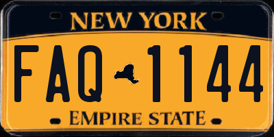 NY license plate FAQ1144
