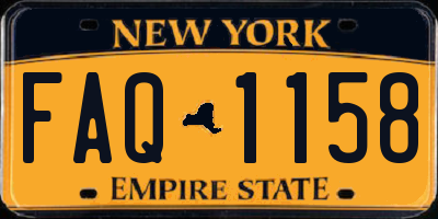 NY license plate FAQ1158
