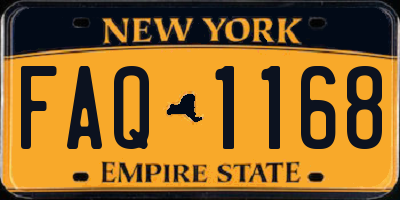 NY license plate FAQ1168