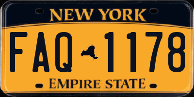 NY license plate FAQ1178