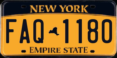 NY license plate FAQ1180