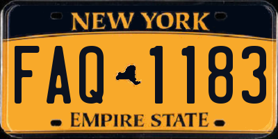 NY license plate FAQ1183