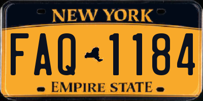 NY license plate FAQ1184