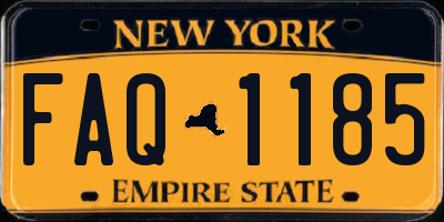 NY license plate FAQ1185