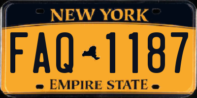 NY license plate FAQ1187