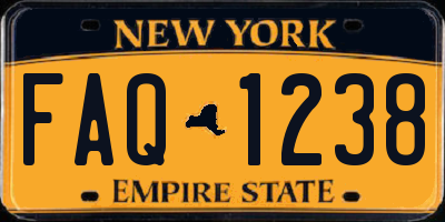 NY license plate FAQ1238