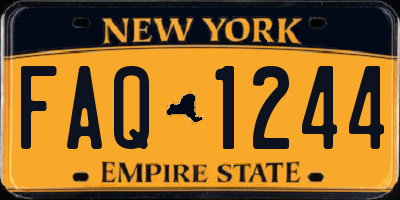 NY license plate FAQ1244