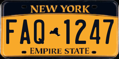 NY license plate FAQ1247