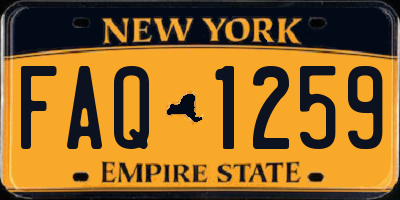 NY license plate FAQ1259