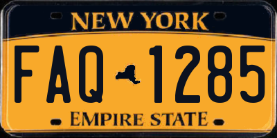 NY license plate FAQ1285