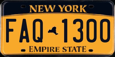 NY license plate FAQ1300