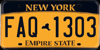 NY license plate FAQ1303