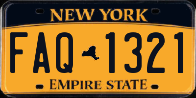 NY license plate FAQ1321