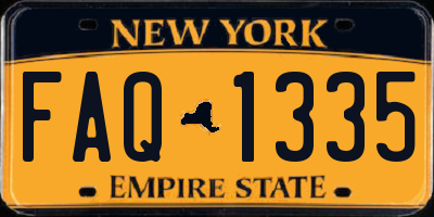 NY license plate FAQ1335