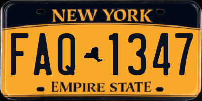 NY license plate FAQ1347