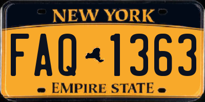NY license plate FAQ1363