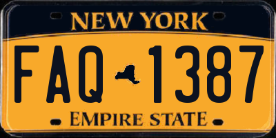 NY license plate FAQ1387