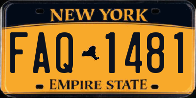NY license plate FAQ1481