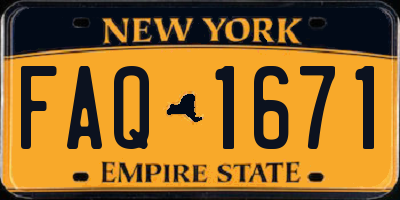 NY license plate FAQ1671