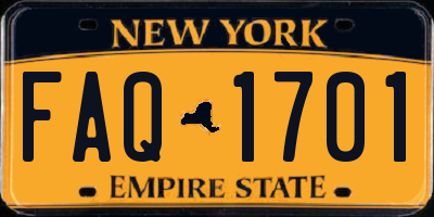 NY license plate FAQ1701