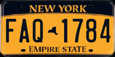 NY license plate FAQ1784