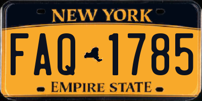 NY license plate FAQ1785