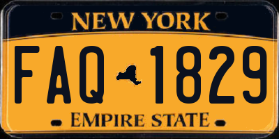 NY license plate FAQ1829