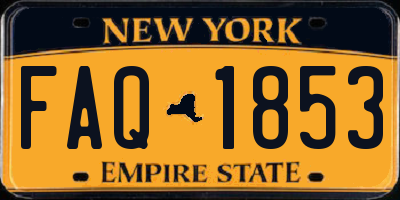 NY license plate FAQ1853